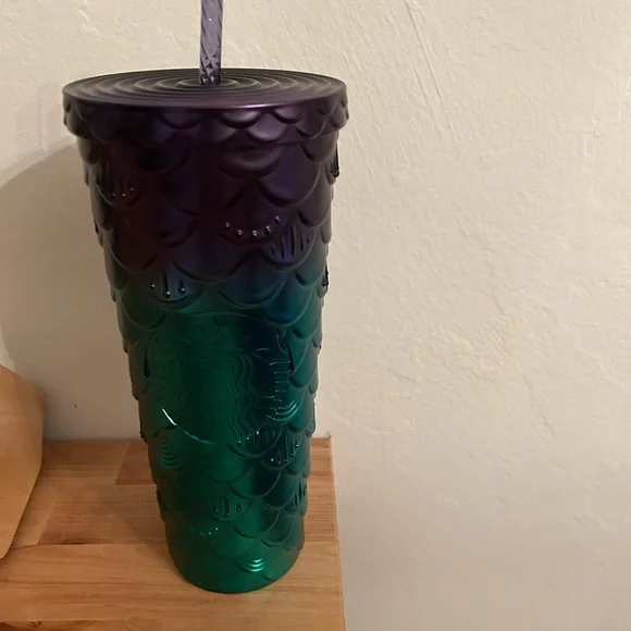 Starbucks Mermaid Tumbler - Purple and Teal - Picture 2 of 2